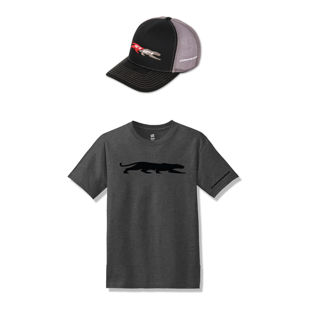 camaro-collectors-edition-panther-logo-t-shirt-hat-bundle