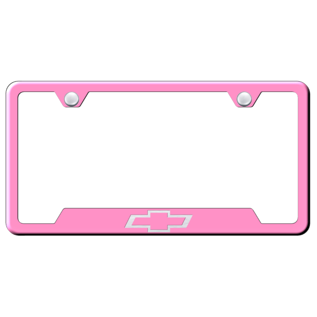 chevrolet-bowtie-license-plate-frame-pink-stainless-steel