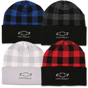 chevrolet-bowtie-plaid-beanie