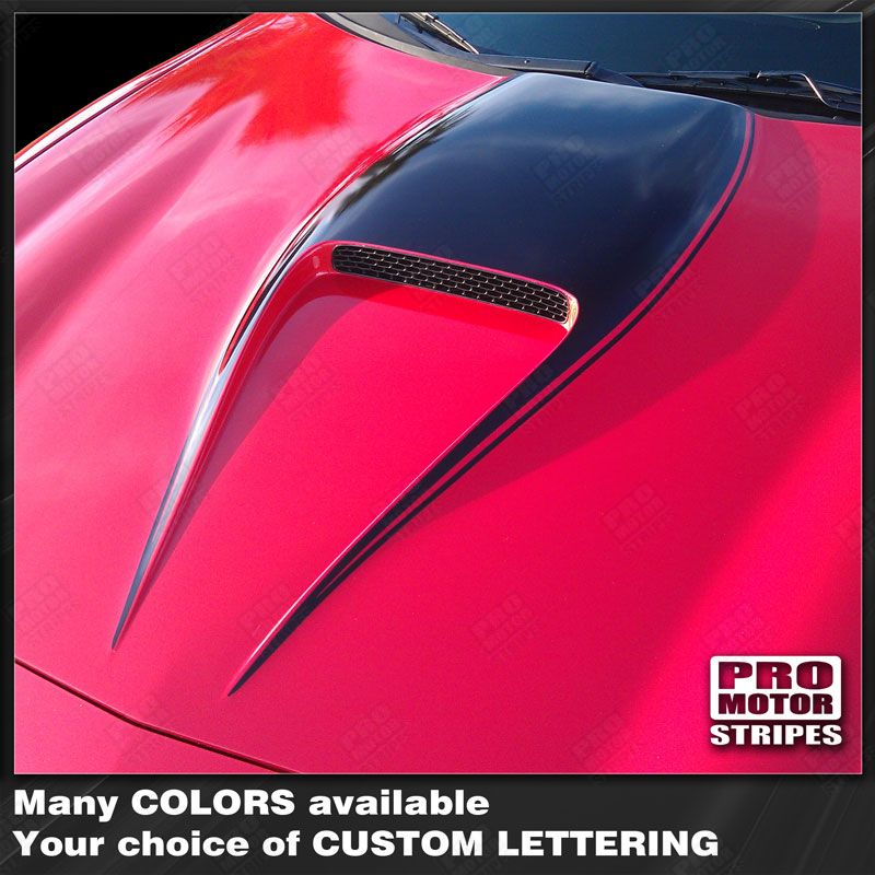 Chevrolet Camaro 1998-2002 SS Manta Ray Hood Scoop Decal