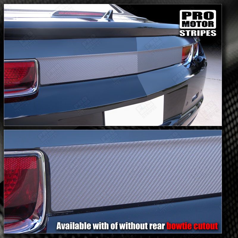 Chevrolet Camaro 2010-2013 Carbon Fiber Rear Deck Blackout Stripe