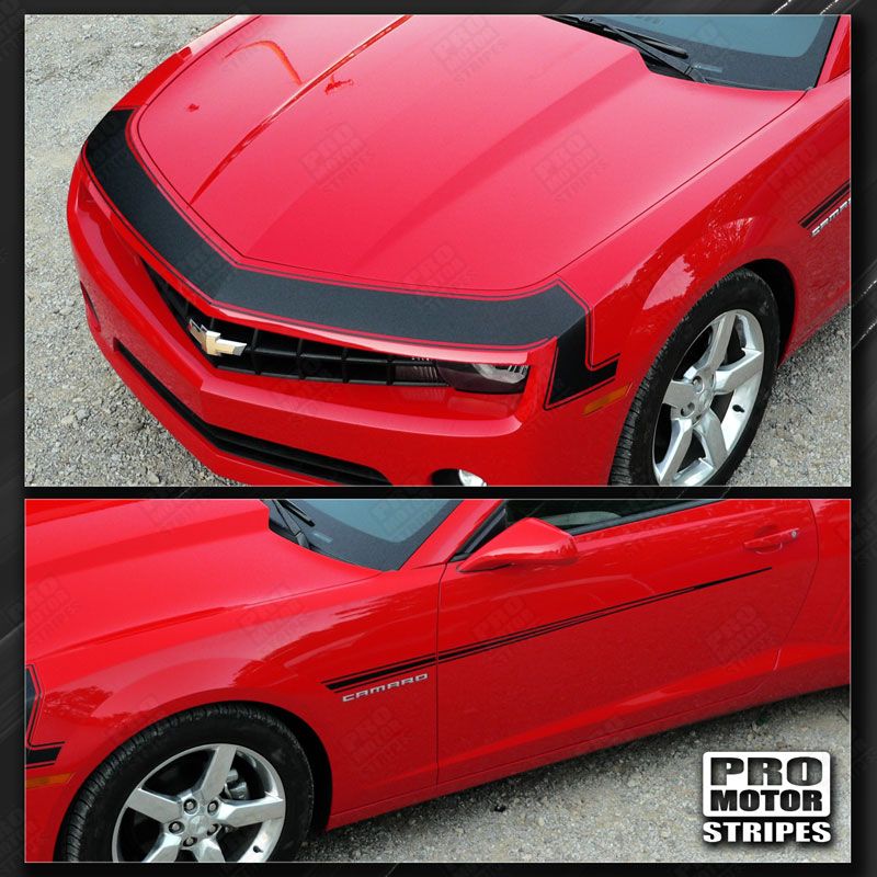 Chevrolet Camaro 2010-2013 Front Fascia Retro Style Stripes