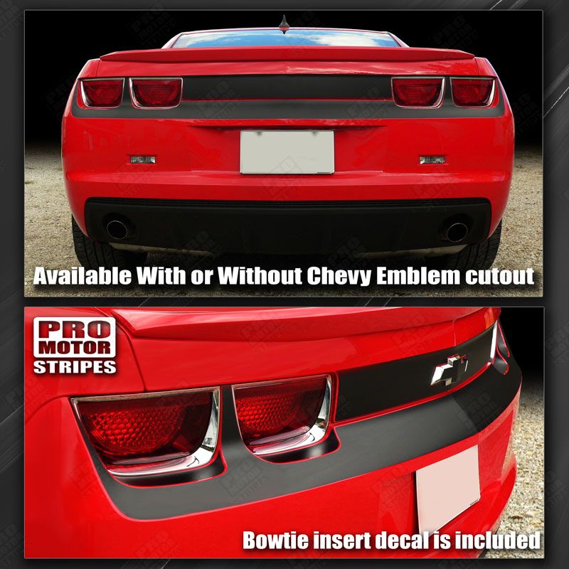 Chevrolet Camaro 2010-2013 Rear Fascia Blackout/Highlight Stripes