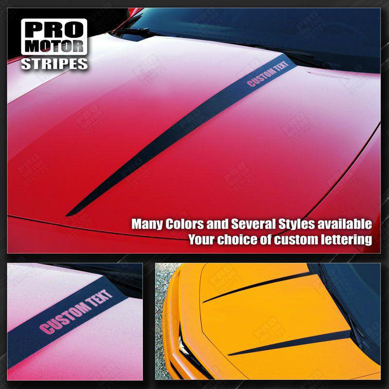 Chevrolet Camaro 2010-2015 Hood Cowl Side Spear Stripes