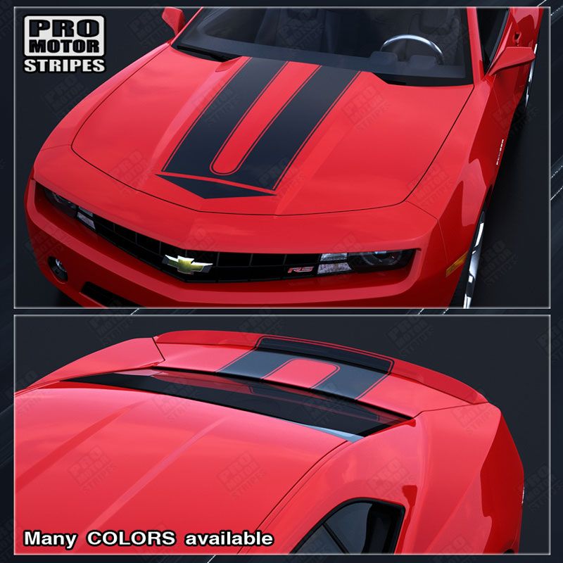 Chevrolet Camaro 2010-2015 Hood and Trunk Sport Stripes