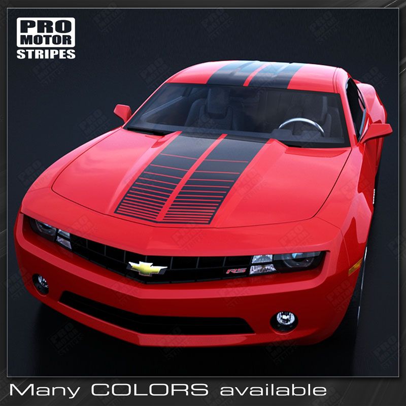 Chevrolet Camaro 2010-2015 Over-The-Top Strobe Double Stripes
