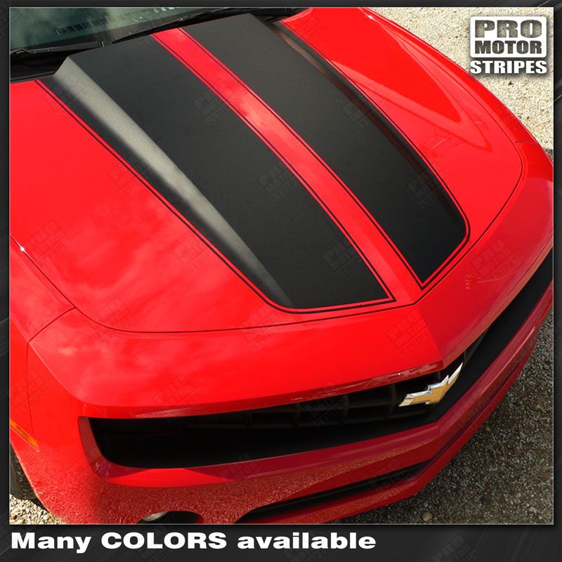 Chevrolet Camaro 2010-2015 Rally Racing Stripes Hood & Trunk Decals