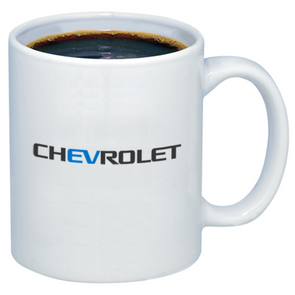 Chevrolet EV White Ceramic Coffee Mug