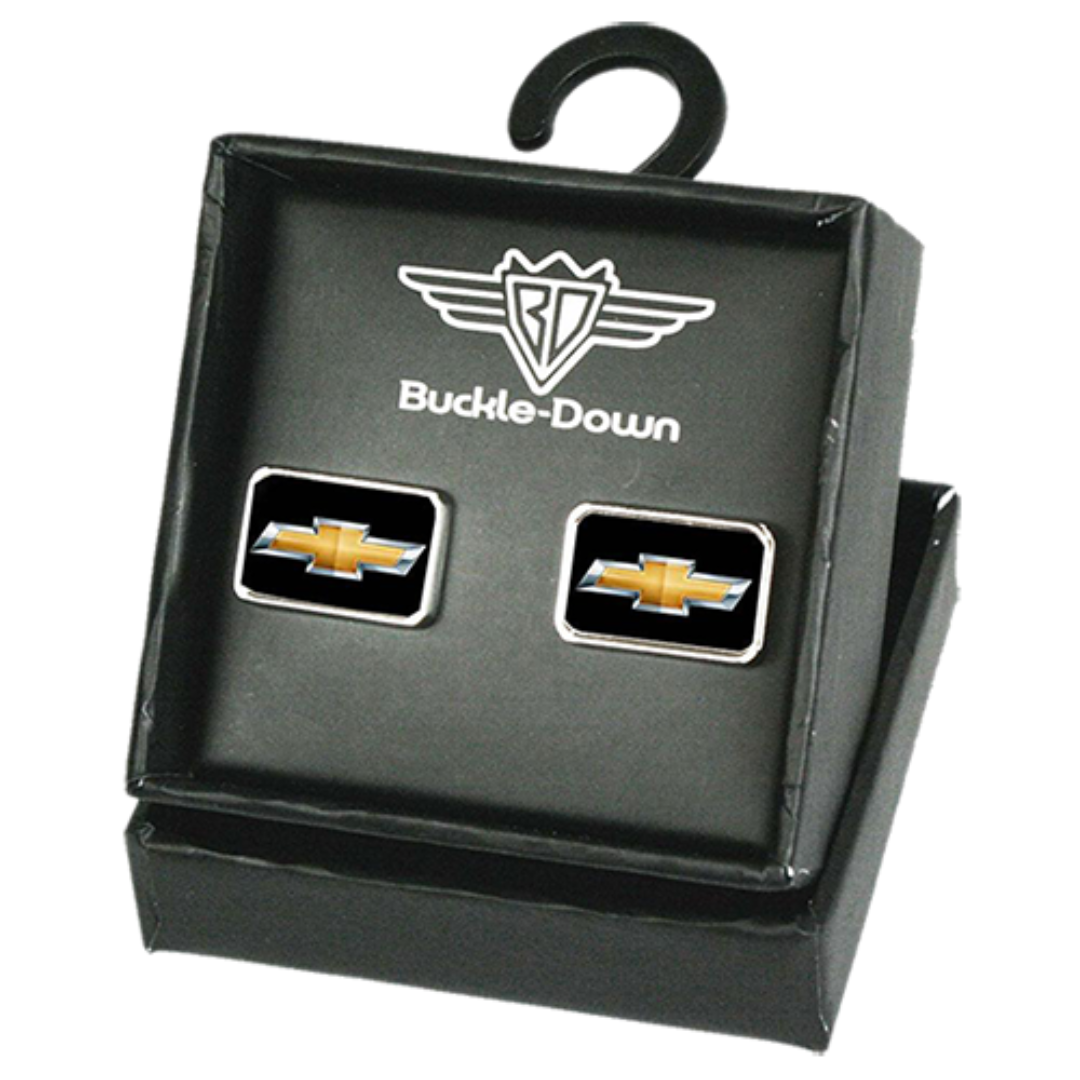 chevrolet-gold-bowtie-black-silver-cufflink-set