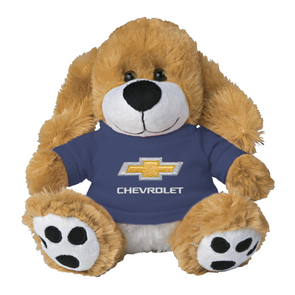 Chevrolet Gold Bowtie Dog Children's Stuffed Animal