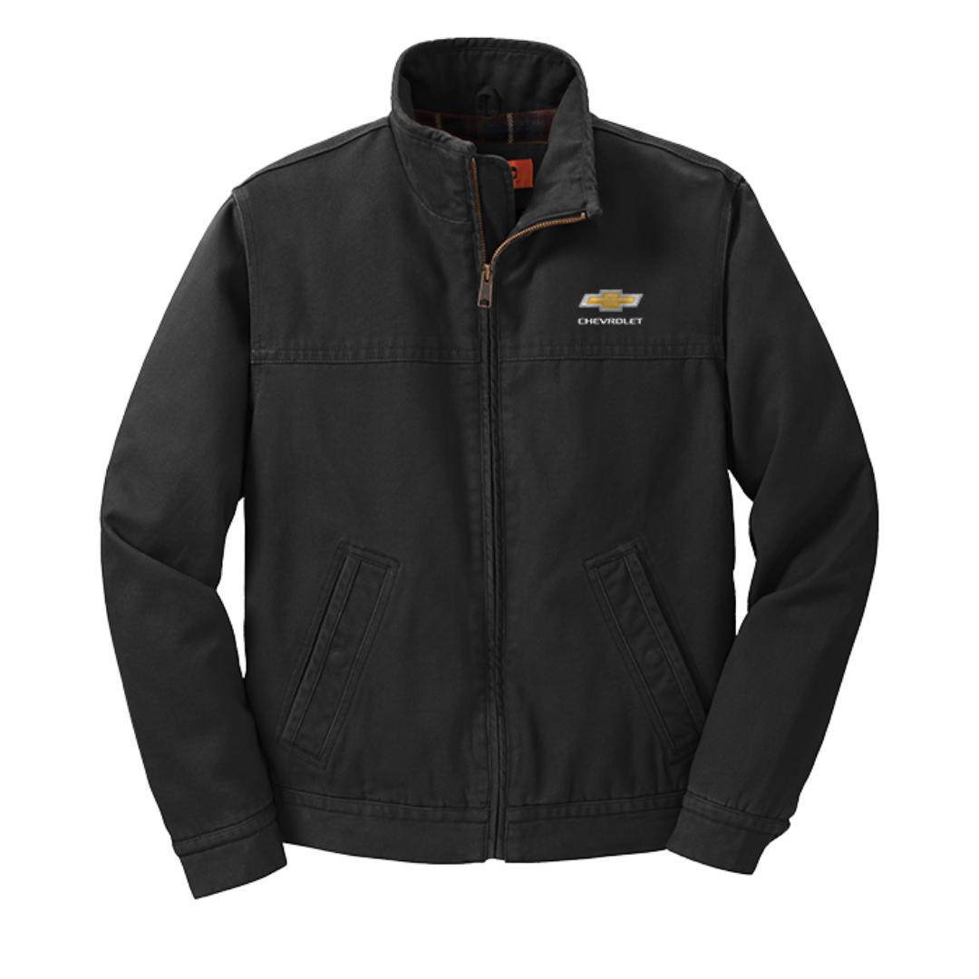Chevrolet Gold Bowtie Duck Cloth Work Jacket | Corvette Store Online