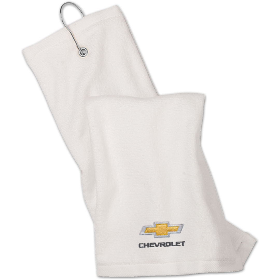 chevrolet-gold-bowtie-golf-towel