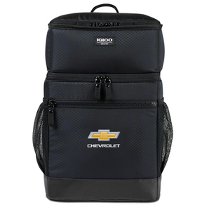 Chevrolet Gold Bowtie Igloo Maddox Backpack Cooler