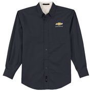 chevrolet-gold-bowtie-long-sleeve-easy-care-shirt