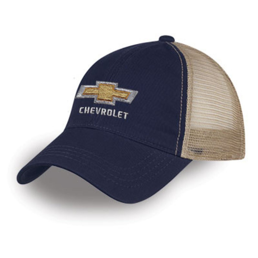 chevrolet-gold-bowtie-mesh-unstructured-hat-cap