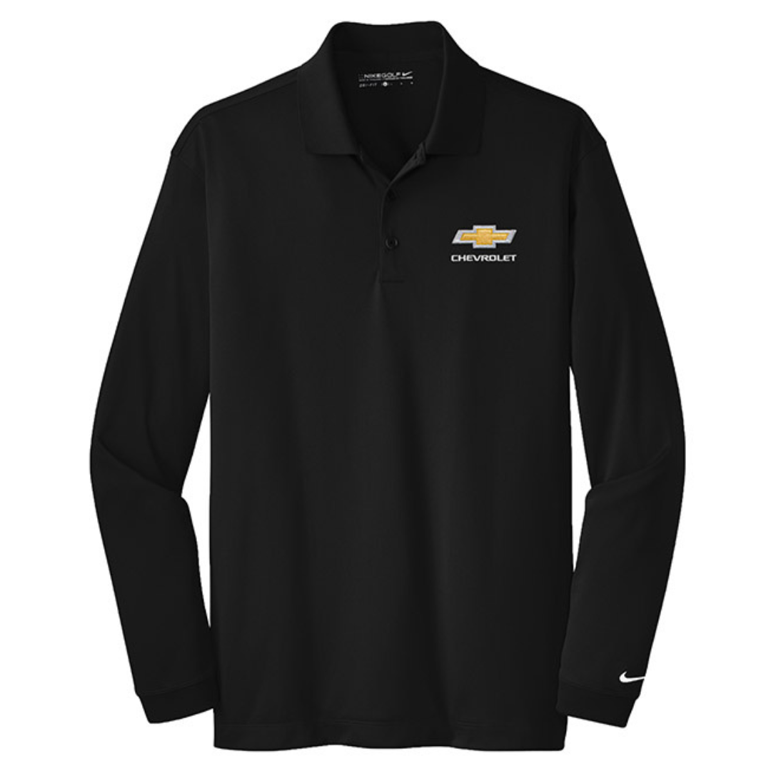 chevrolet-gold-bowtie-nike-dri-fit-long-sleeve-polo