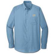 chevrolet-gold-bowtie-poplin-long-sleeve-dress-shirt