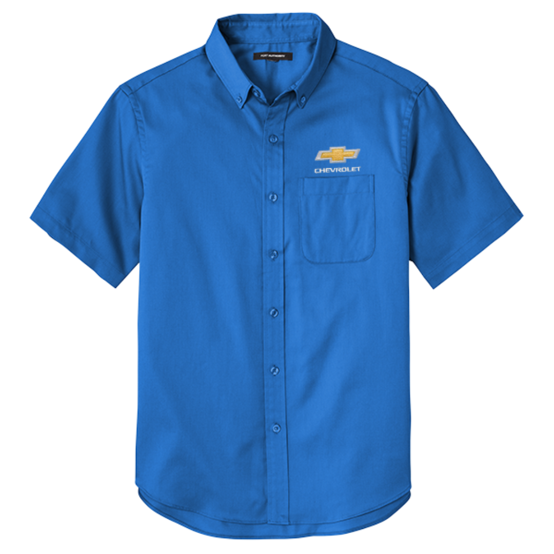 chevrolet-gold-bowtie-superpro-react-short-sleeve-twill-shirt