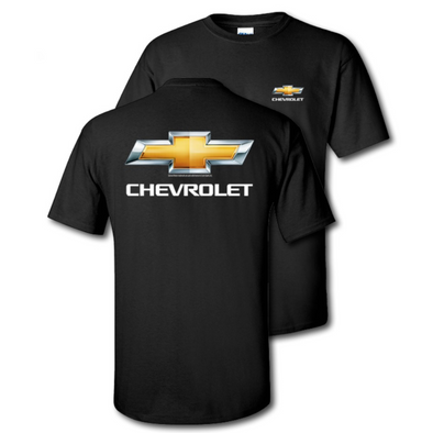 Chevrolet Gold Bowtie T-Shirt Black