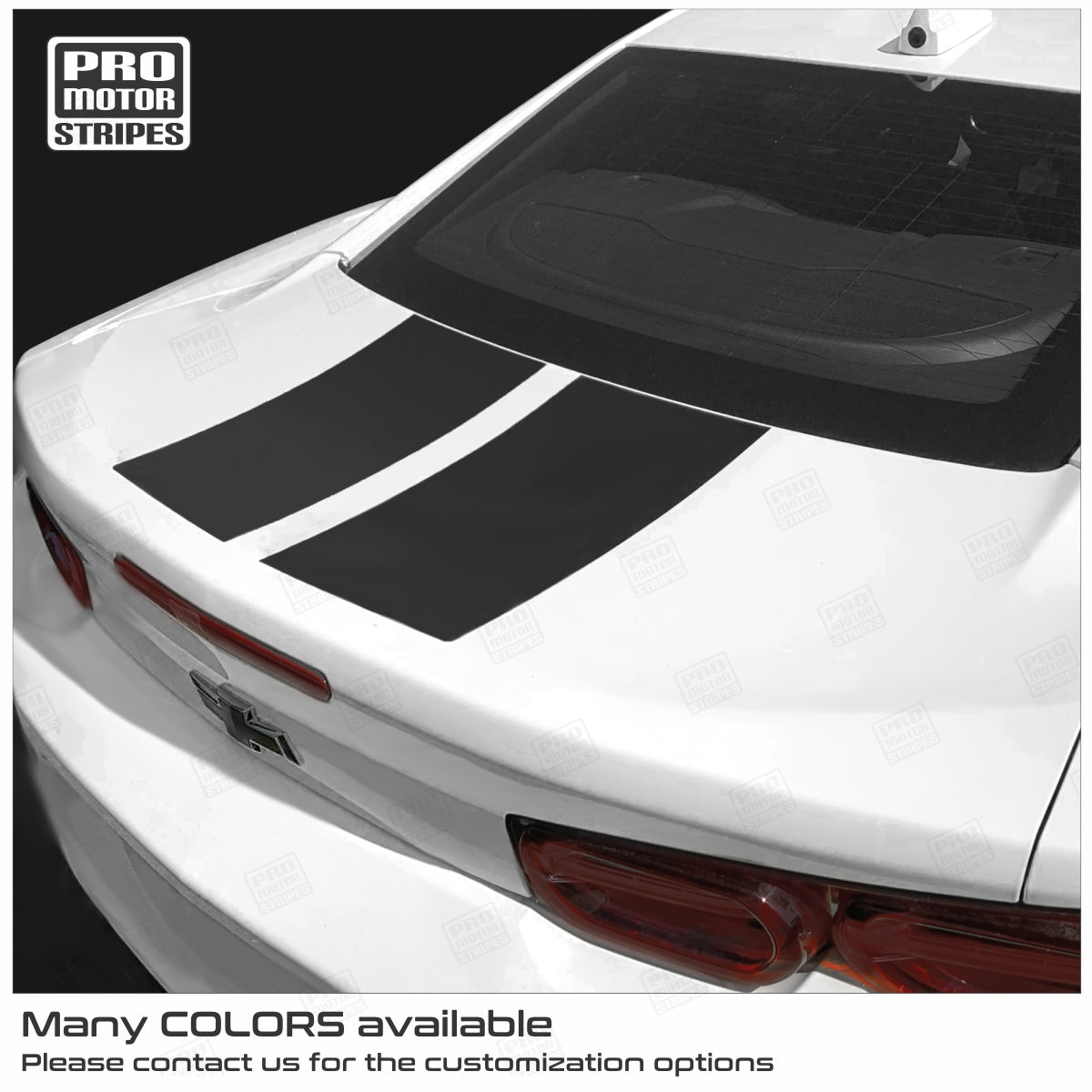 Chevrolet Camaro 2019-2024 Front & Rear Rally Sport Stripes Decals