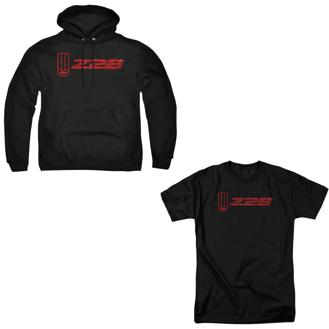 Chevrolet Camaro The Z28 Black Set – Pullover Hoodie + Short Sleeve Tee
