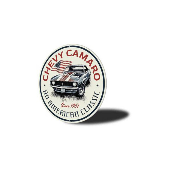 Chevy Camaro An American Classic Aluminum Sign