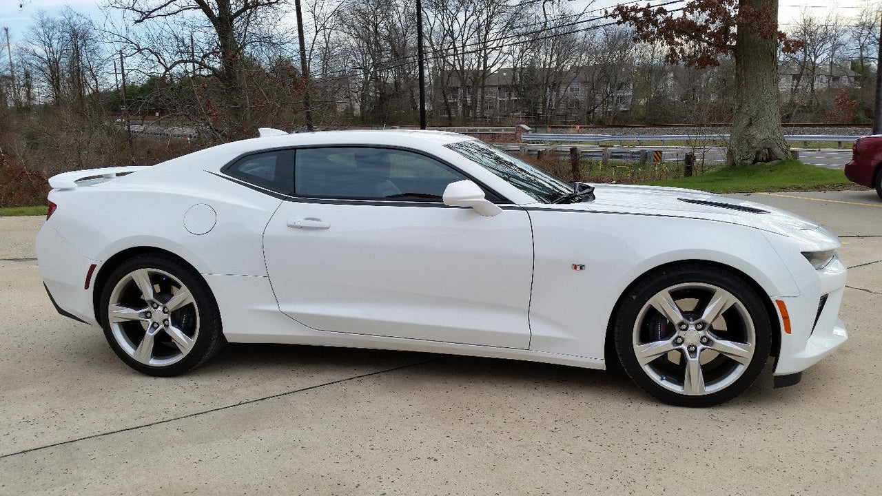 Side Body Line Stripe Decals for 2010-2021 Chevrolet Camaro (x2)