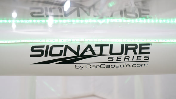 CarCapsule Signature Series Showcase Automatic White Camaro Car Cover
