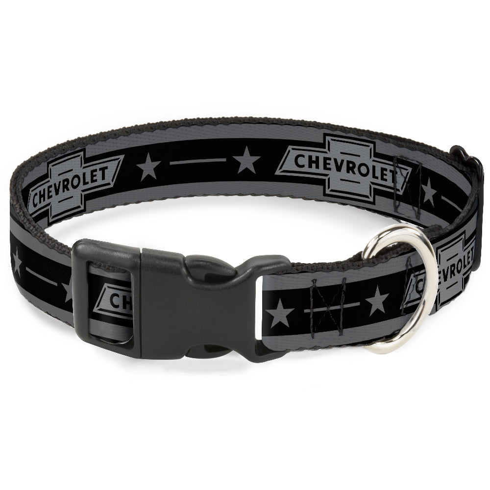 Vintage Chevrolet 1934 Bowtie Logo Stars & Stripe Plastic Clip Collar