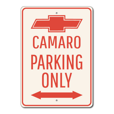 camaro-parking-only-aluminum-sign