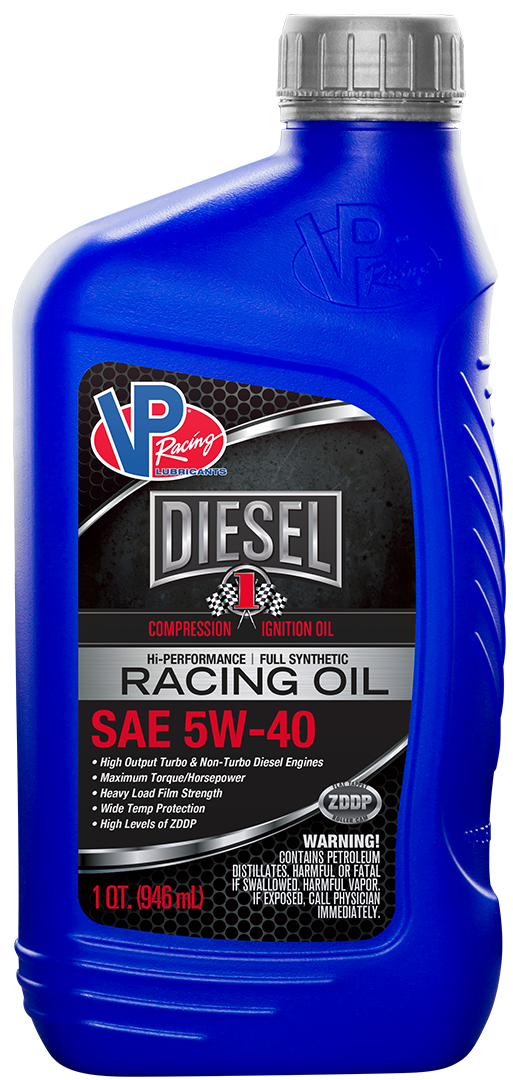 VP Racing CI1 Hi-Performance SAE 5W40 Synthetic Diesel Engine Racing Oil
