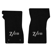 1969 Camaro Lloyd front floor mats - Black with Silver Z/28 logo