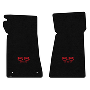 Gen 2 Camaro Lloyd front floor mats - Black with Red SS 350 logo
