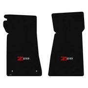 Gen 2 Camaro Lloyd front floor mats - Black with Red Z Silver 28 Z-28 logo
