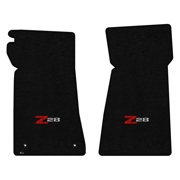 1973-1974 Gen 2 Camaro Lloyd Velourtex Front Floor Mats - Black