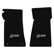 1977-1978 Camaro Lloyd front floor mats - Black with Silver Z-28 logo