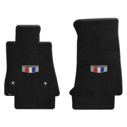 Gen 6 Camaro Lloyd front floor mats - Ebony with Camaro Shield logo