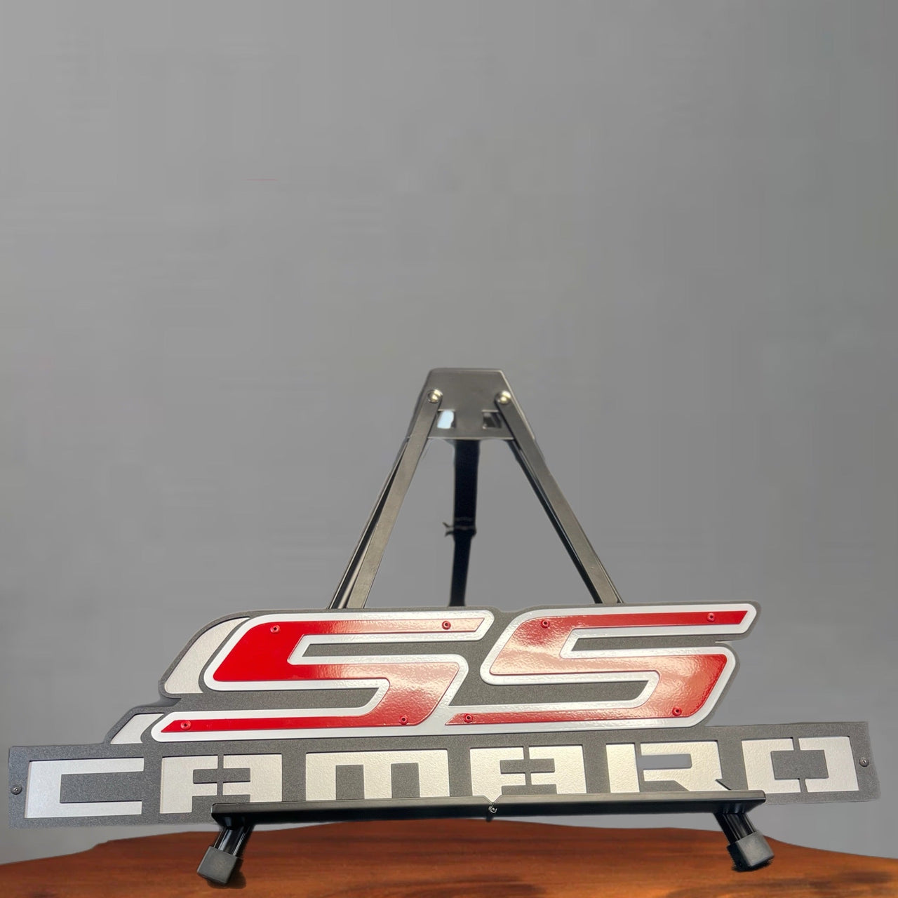 Camaro SS Emblem Decorative 3D Metal Wall Art - 22"