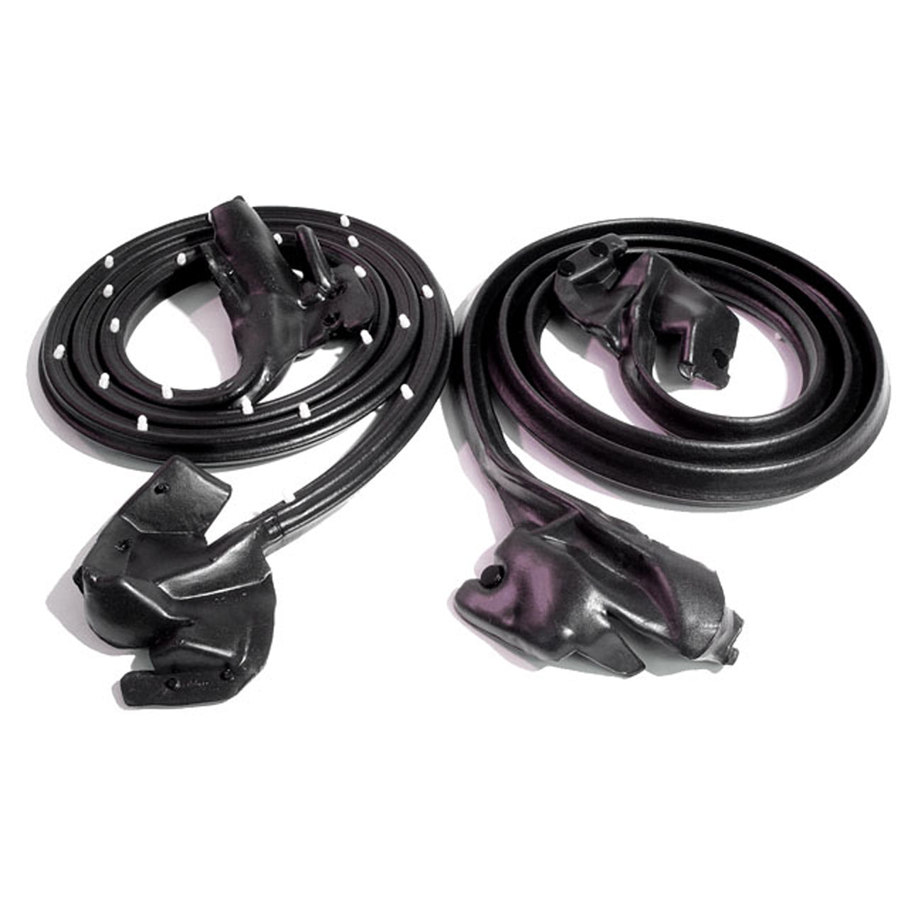 1968–1969 Camaro Molded Door Seals With Clips And Molded Ends