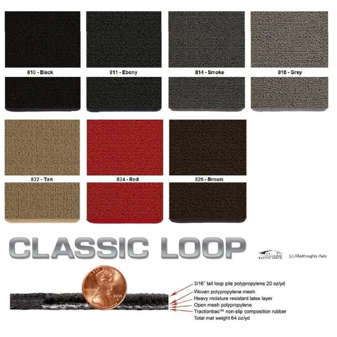 Lloyd Classic Loop carpet colors and specs