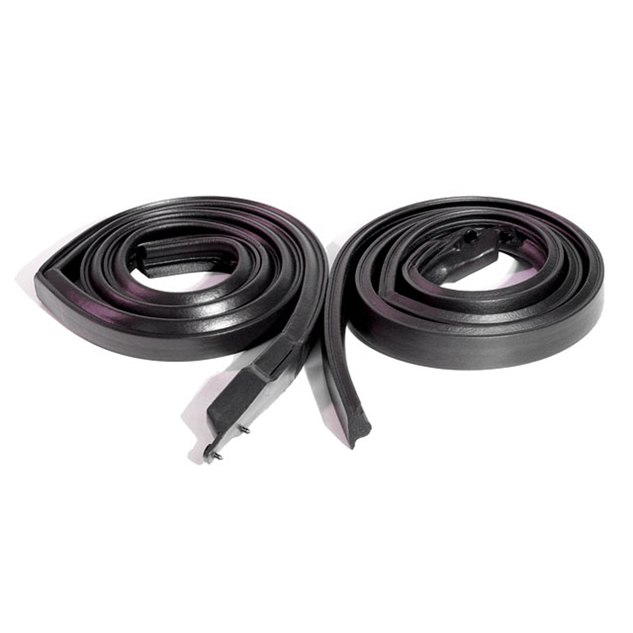 1968–1969 Camaro Roof Rail Seals With Molded Ends For 2-Door Hardtop