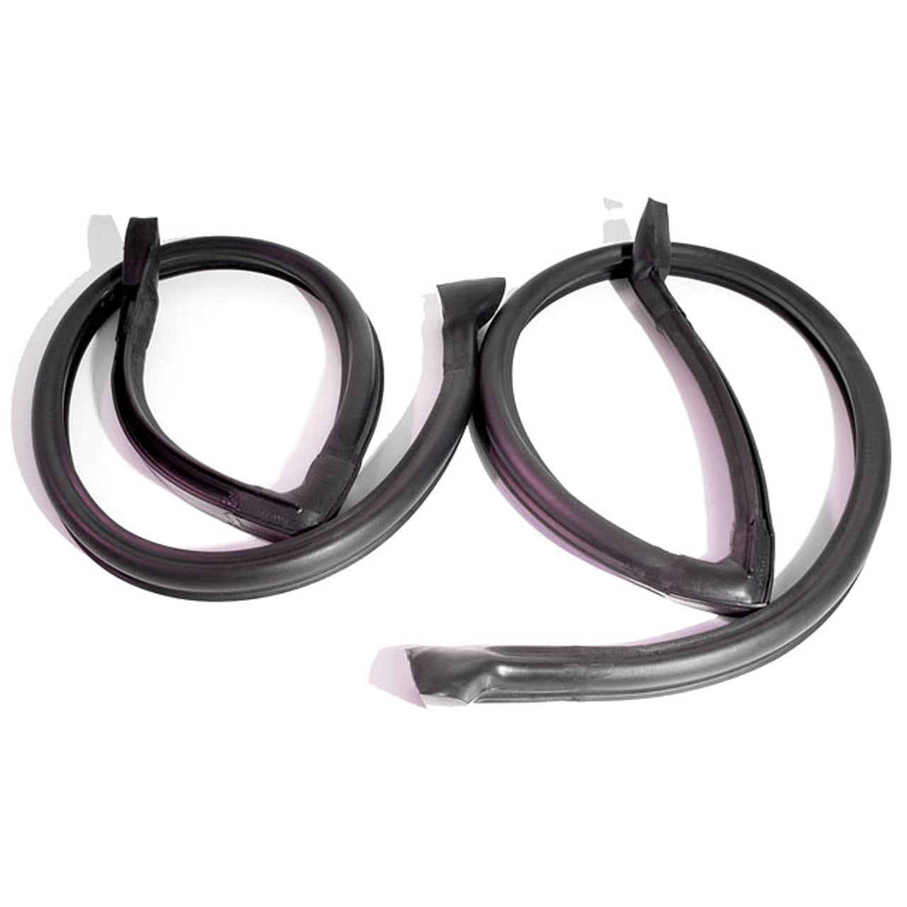 1982–1992 Camaro Roof Rail Seals With Molded Ends For 2-Door Hardtop