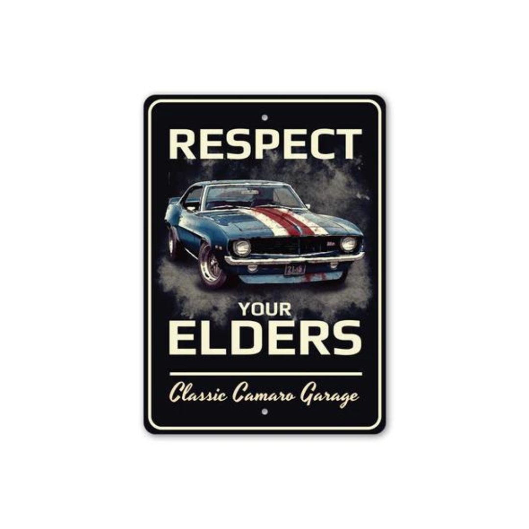 respect-your-elders-camaro-aluminum-sign