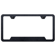 rugged-black-license-plate-frame-powder-coated-stainless-steel