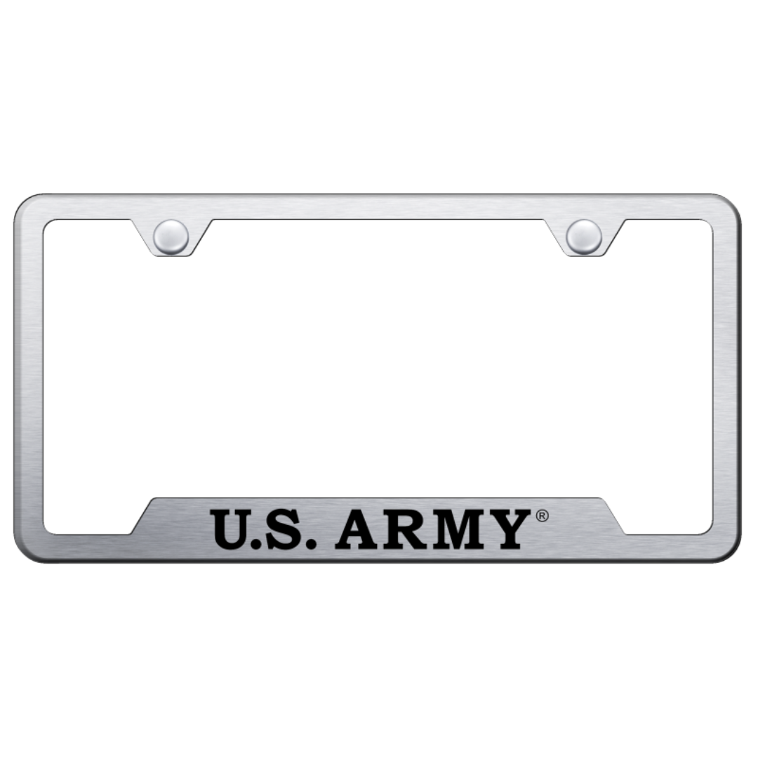 U.S. Army Notched License Plate Frame Camaro Store Online