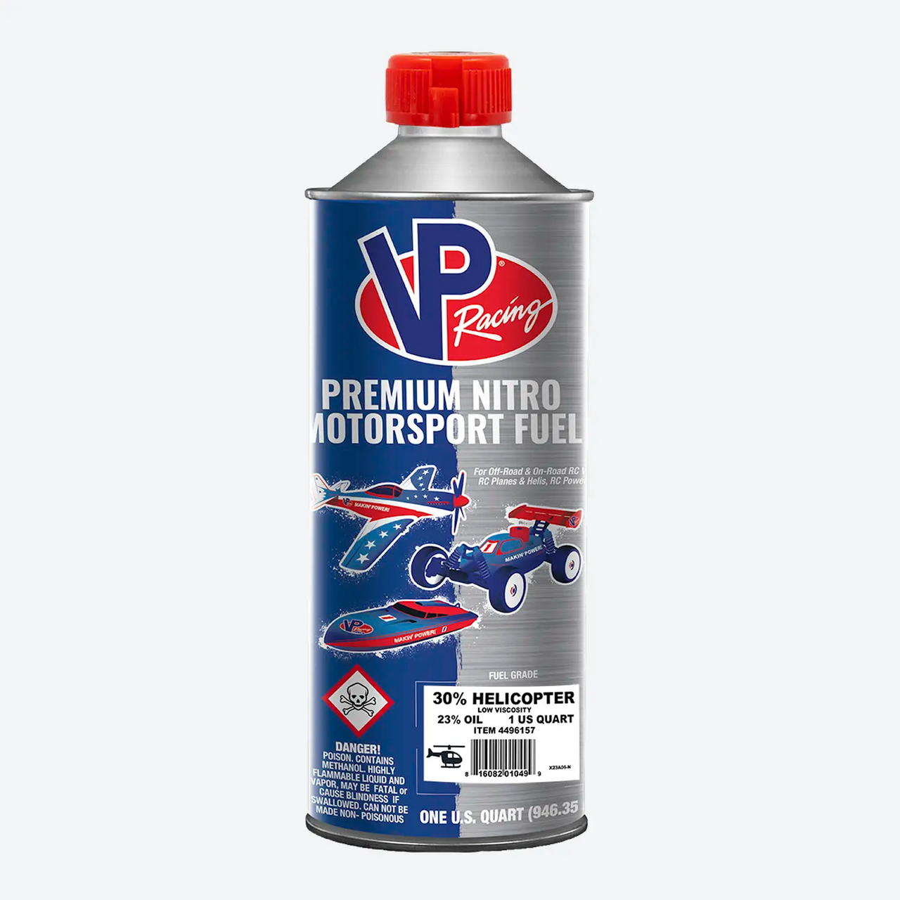 VP Racing RC Helicopter Fuel: 30% Heli / 23% Low-Viscosity Oil