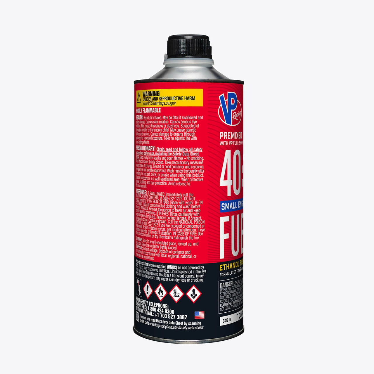 VP Racing 40:1 Fuel Mix: Premixed Ethanol-Free