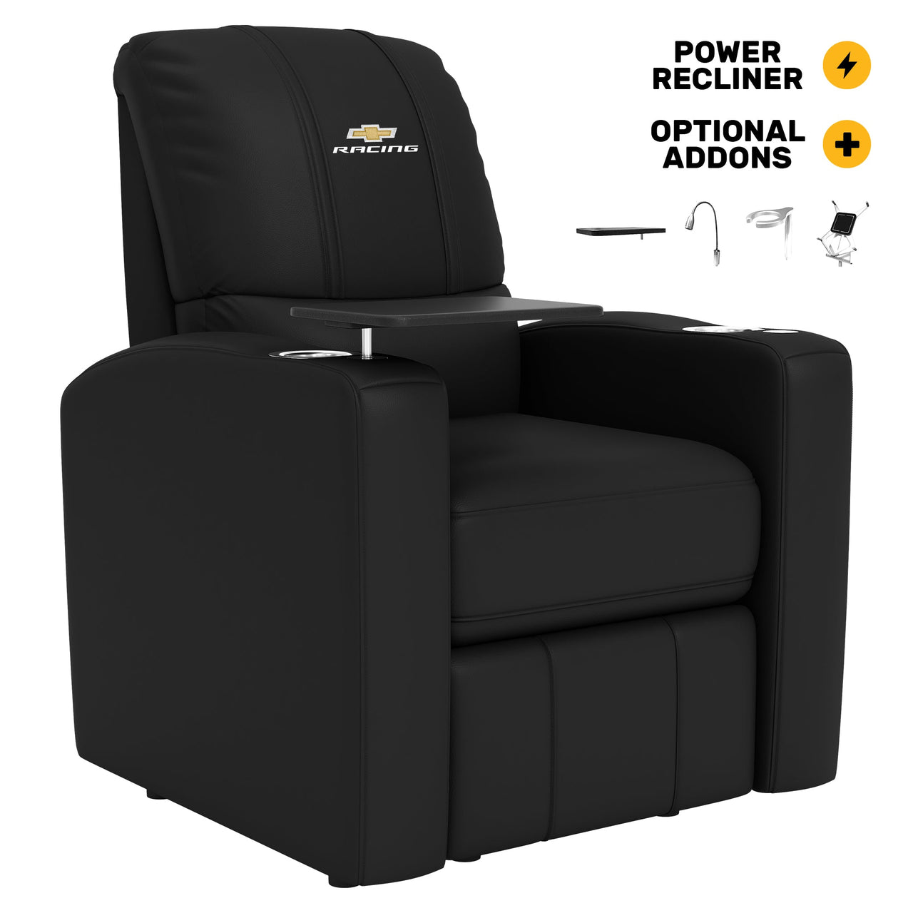 Stealth Power Plus Recliner with Chevy Racing Logo