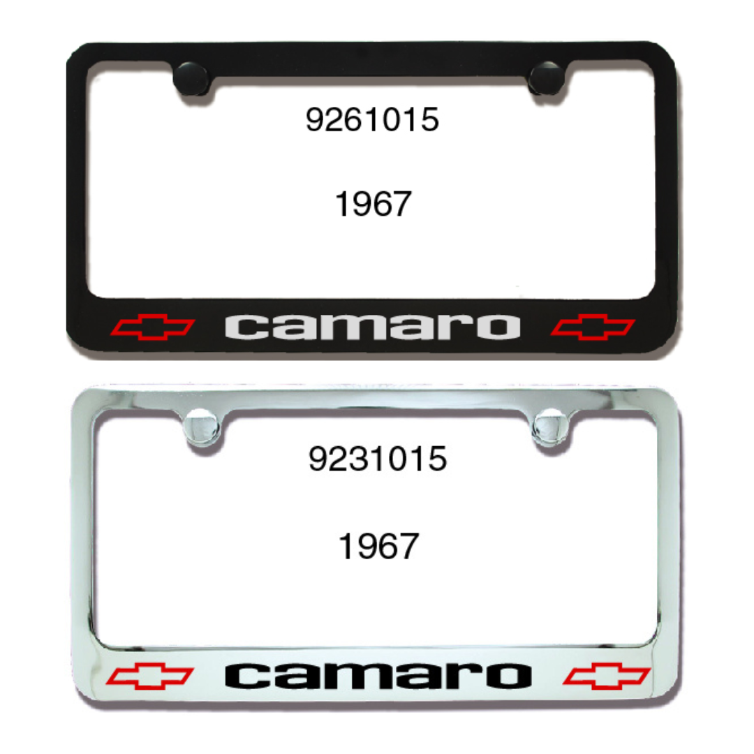 Camaro 1967 Ultra Series Metal Engraved License Plate Frame ***SKU ISSUE***