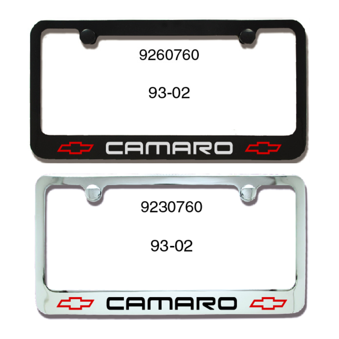 Camaro 1993-2002 Ultra Series Metal Engraved License Plate Frame